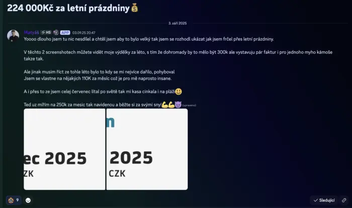 Výsledek studenta Hustler Society #17