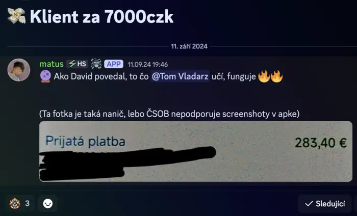 Výsledek studenta Hustler Society #14