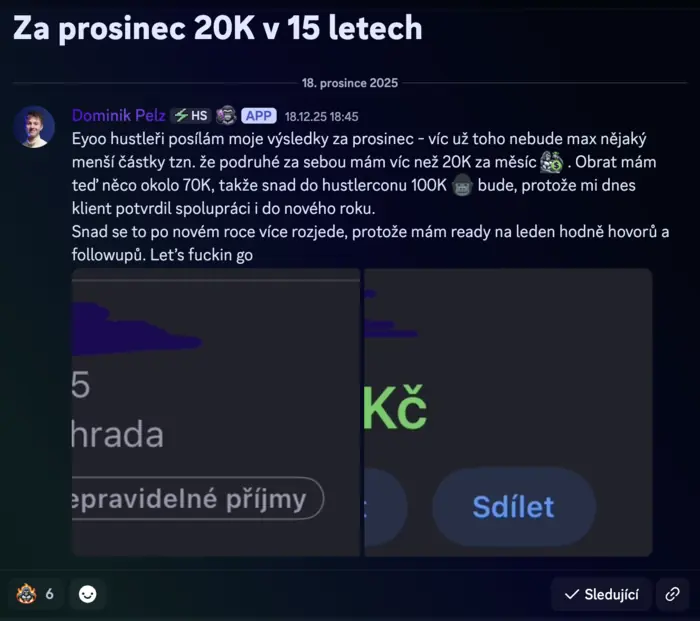 Výsledek studenta Hustler Society #20