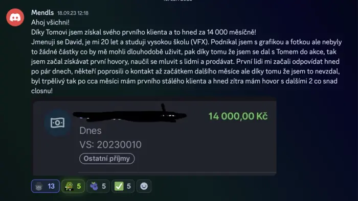 Výsledek studenta Hustler Society #1